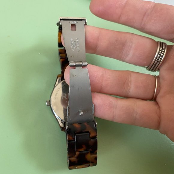 Relic/Fossil Tortoise Shell Watch EUC LOOK! - Picture 5 of 9